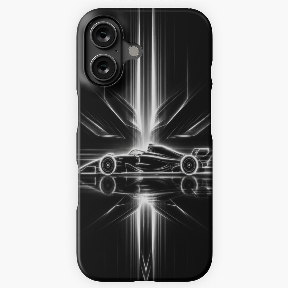 Neon Light Reflection F1 Grand Prix Racing Art on a phone case