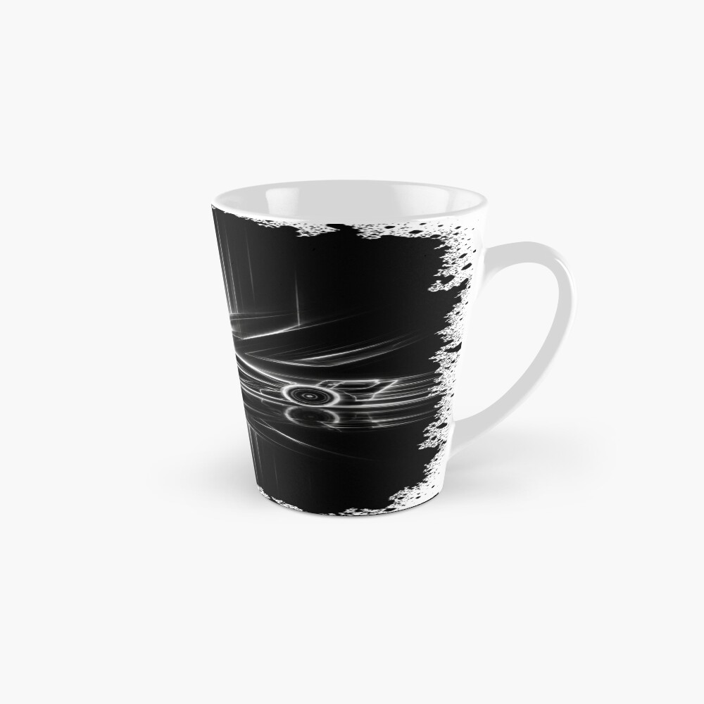 Neon Light Reflection F1 Grand Prix Racing Art on a mug