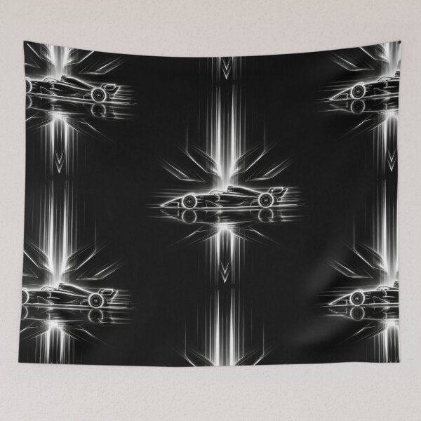 Item preview, Neon Light Reflection F1 Grand Prix Racing Art designed and sold by PlanetEye Designs.