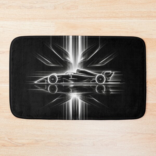 Artikelvorschau, Neonlichtreflexionen F1 Grand Prix Rennkunst entworfen und verkauft von PlanetEye Designs.
