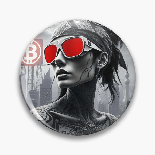 Item preview, Bitcoin Neon Rebel – Crypto Resistance Street Fashion designed and sold by Benito Del Ray.