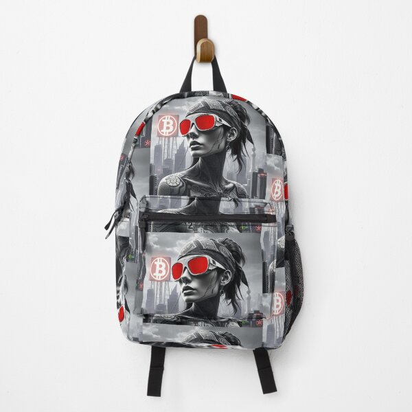 Item preview, Bitcoin Neon Rebel – Crypto Resistance Street Fashion designed and sold by Benito Del Ray.