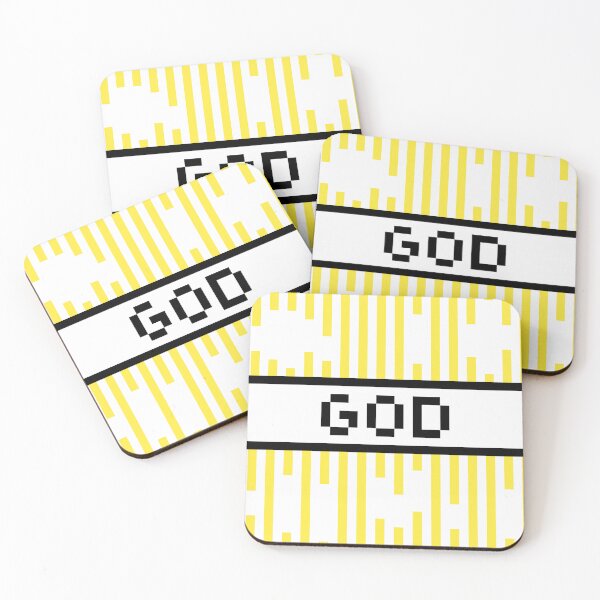 Item preview, GOD — Pixel Art Word | Retro 8-Bit Two-Tone Typography designed and sold by Mouremandier.