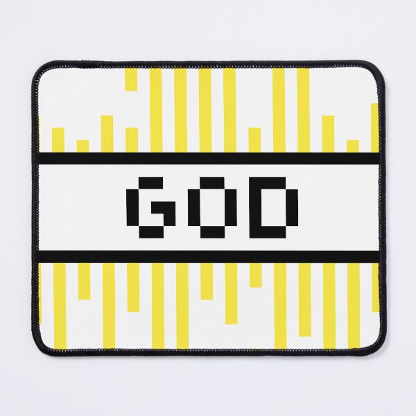 Item preview, GOD — Pixel Art Word | Retro 8-Bit Two-Tone Typography designed and sold by Mouremandier.