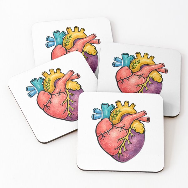 Item preview, Colorful Anatomical Heart for Cardiology Lovers designed and sold by eignvalue.