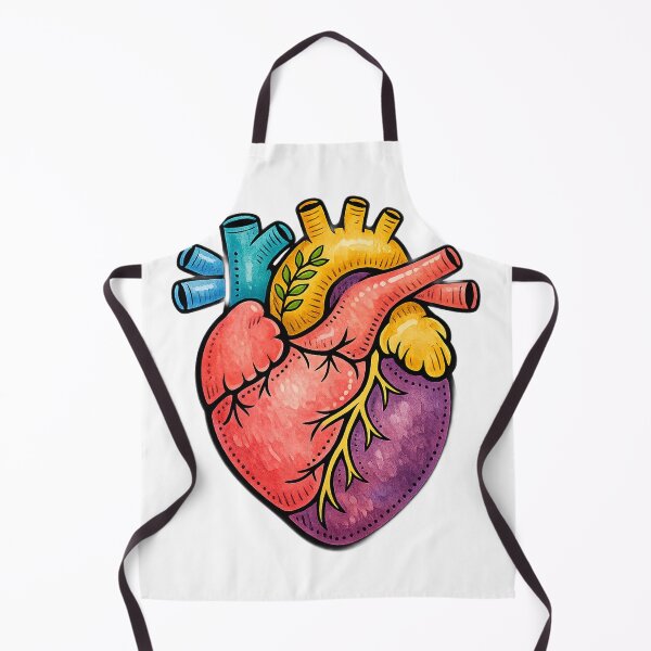 Item preview, Colorful Anatomical Heart for Cardiology Lovers designed and sold by eignvalue.