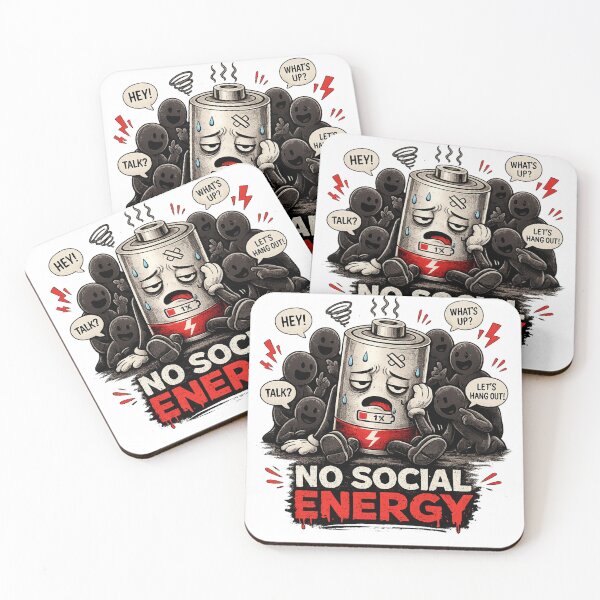 Item preview, No Social Energy Shirt – Introvert Mood Tee designed and sold by DesignTeamHub.