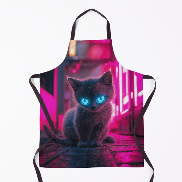 Item preview, Neon Cyber Kitten designed and sold by Xthes.
