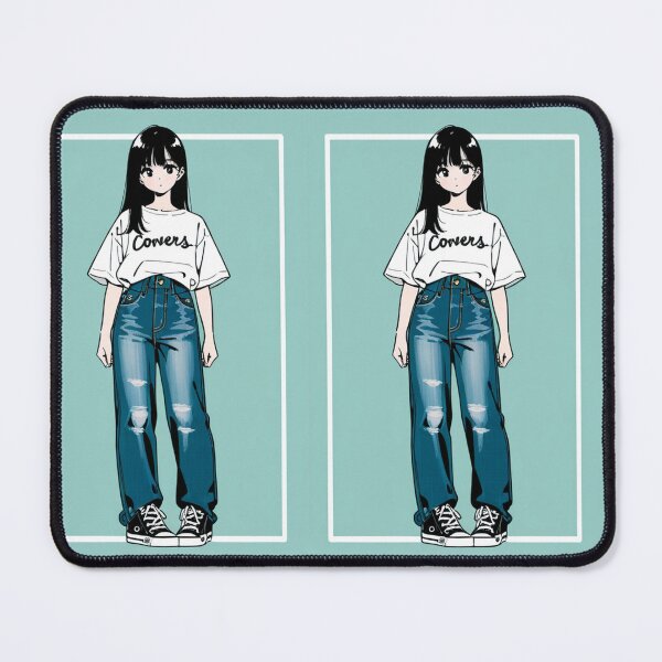 Item preview, Fashion - Elegant woman portrait in white tee designed and sold by AnimeShin.