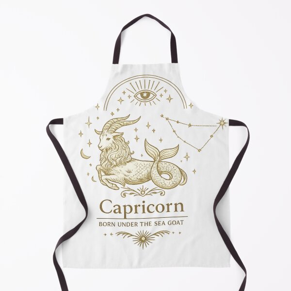 Item preview, Capricorn Zodiac Constellation Sea Goat | Luxury Celestial Astrology Art designed and sold by Emoji Emblems.