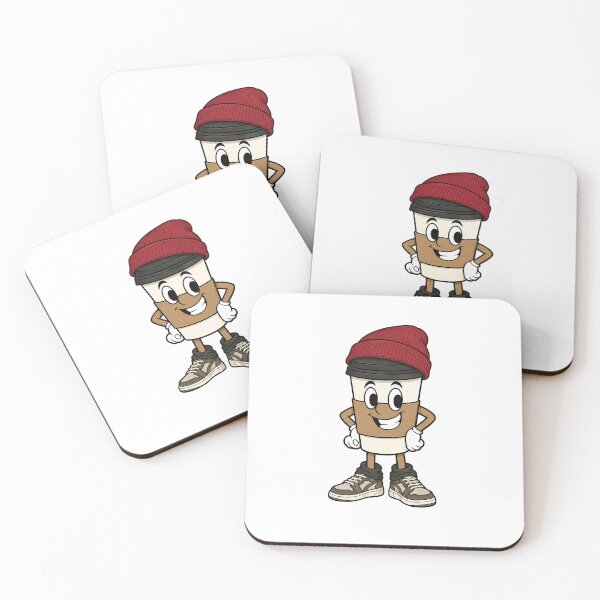 Item preview, Vintage 1930s Cartoon Coffee Mascot Retro Streetwear designed and sold by P4trick98.