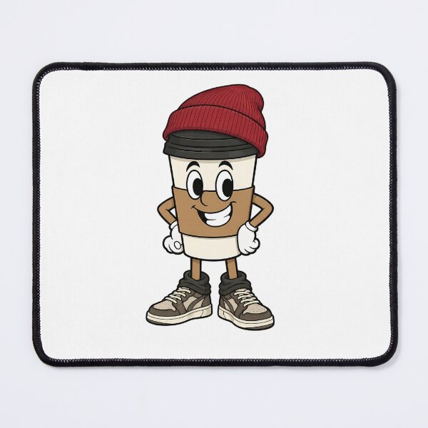Item preview, Vintage 1930s Cartoon Coffee Mascot Retro Streetwear designed and sold by P4trick98.
