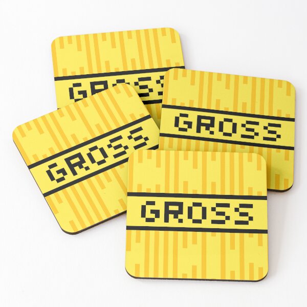 Item preview, GROSS — Pixel Art Word | Retro 8-Bit Two-Tone Typography designed and sold by Mouremandier.