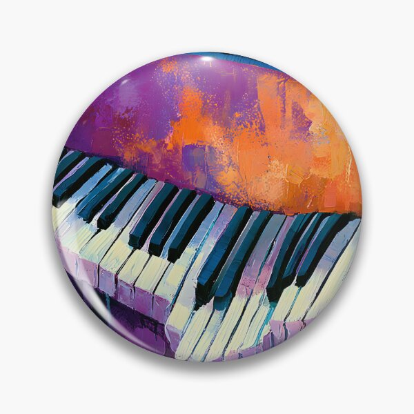 Item preview, Abstract Keys in Chromatic Motion - Piano Rhythms Expressed Through Vibrant Color and Contrast designed and sold by OlfactoART Studio.
