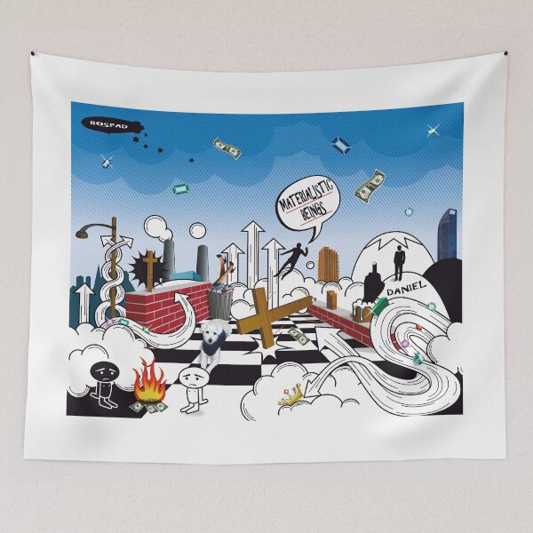 Item preview, Surrealist collage critical of materialism designed and sold by danielrospad.