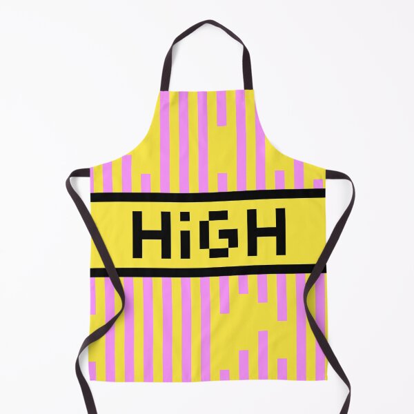 Item preview, HIGH — Pixel Art Word | Retro 8-Bit Two-Tone Typography designed and sold by Mouremandier.
