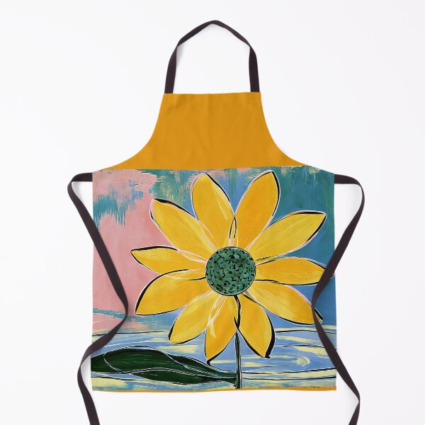 Item preview, Sunflower Rising Above Color - Radiant Petals and Swirling Patterns in a Vibrant Floral Dream designed and sold by OlfactoART Studio.
