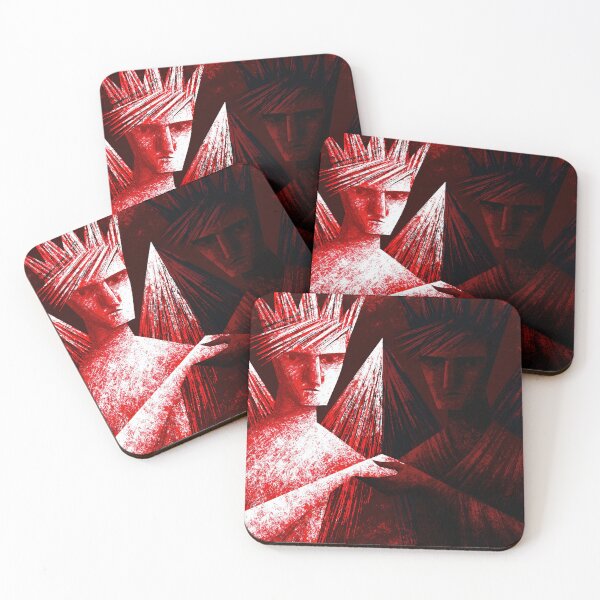 Item preview, Two by Two in Red, Brown and White designed and sold by JaimeLikes.