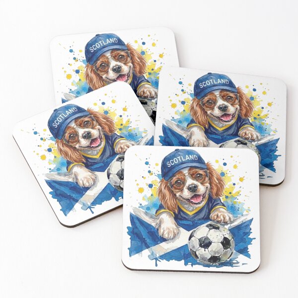 Item preview, Cavalier King Charles Blenheim World Cup Scotland Suppawter designed and sold by The Suppawters.