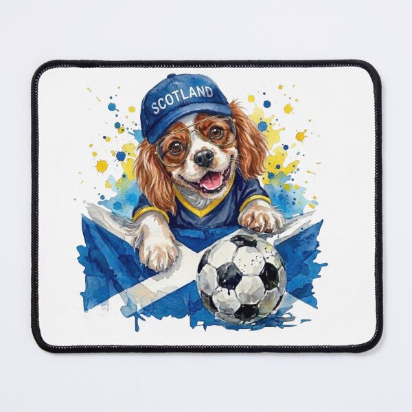 Item preview, Cavalier King Charles Blenheim World Cup Scotland Suppawter designed and sold by The Suppawters.