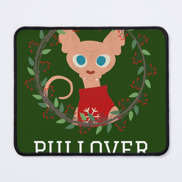 Item preview, funny cute dog wearing winter jumper designed and sold by Hevzy.