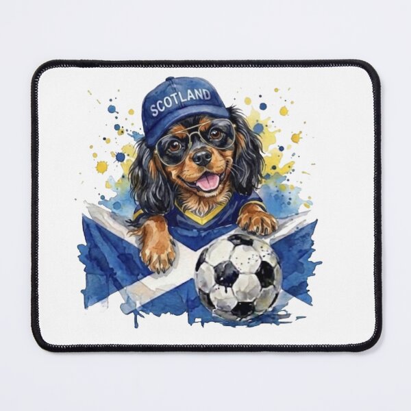 Item preview, Cavalier King Charles Black and Tan World Cup Scotland Suppawter designed and sold by The Suppawters.