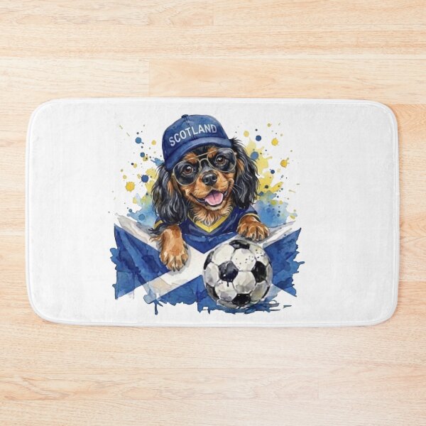 Item preview, Cavalier King Charles Black and Tan World Cup Scotland Suppawter designed and sold by The Suppawters.