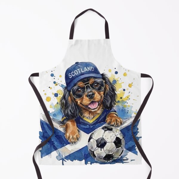 Item preview, Cavalier King Charles Black and Tan World Cup Scotland Suppawter designed and sold by The Suppawters.