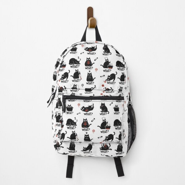 Item preview, Funny black cat silhouette - what meme collection designed and sold by SrumbleArt.