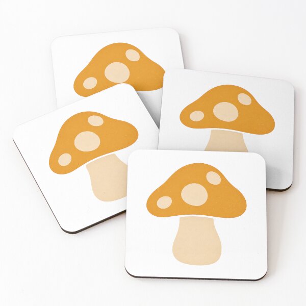 Item preview, Minimalist Orange Mushroom | Cute Cottagecore Nature Design designed and sold by Digital Culture Studio.