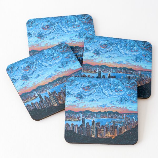 Item preview, Starry Night Over Hong Kong  designed and sold by FlowerSeller1.