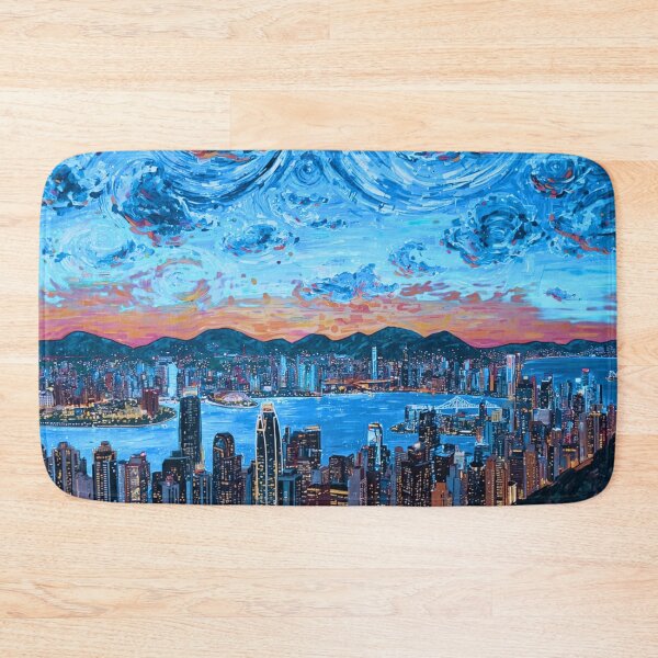 Item preview, Starry Night Over Hong Kong  designed and sold by FlowerSeller1.