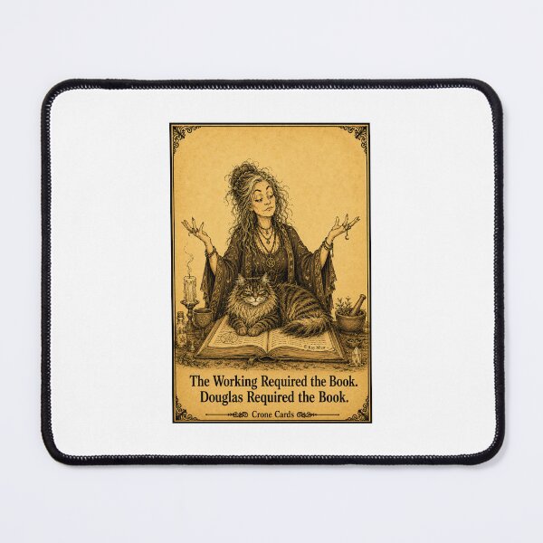 Item preview, Crone Card - The Working Required the Book. Douglas Required the Book. designed and sold by Kay Mhor Studio.