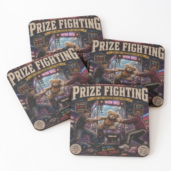 Item preview, Prize Fighting Teddy: Arcade Machine Humour designed and sold by Hornace88studio .