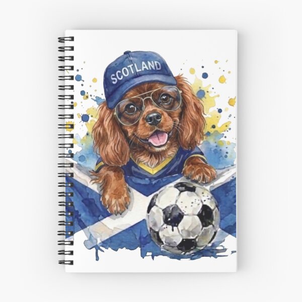 Item preview, Cavalier King Charles ruby World Cup Scotland Suppawter designed and sold by The Suppawters.