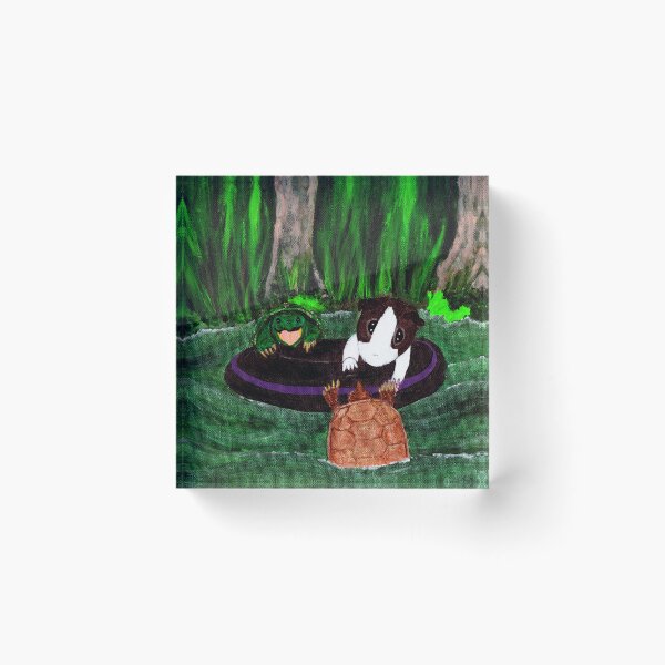 Item preview, Guinea Pig Snapshot - Thorfy Tubing with Turtles designed and sold by Guinea Pigs and Books.