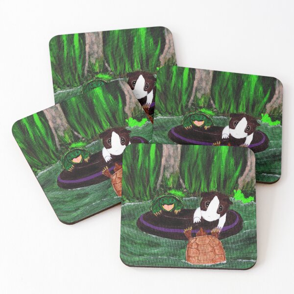Item preview, Guinea Pig Snapshot - Thorfy Tubing with Turtles designed and sold by Guinea Pigs and Books.