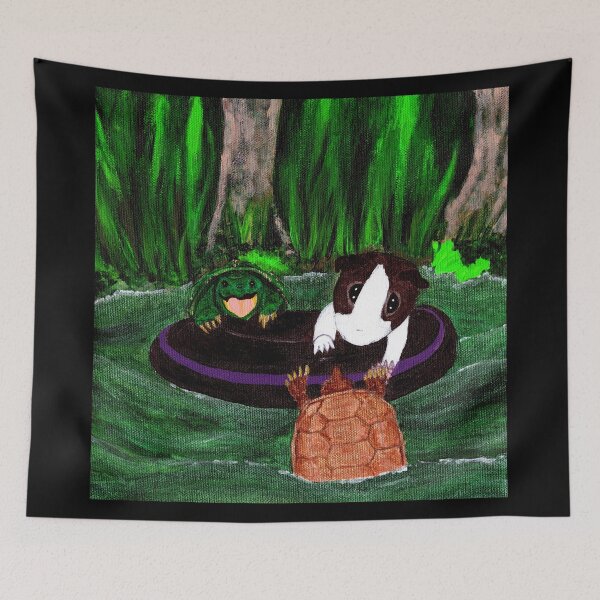 Item preview, Guinea Pig Snapshot - Thorfy Tubing with Turtles designed and sold by Guinea Pigs and Books.