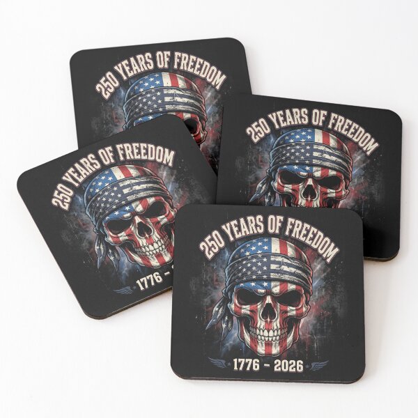 Item preview, Funny Skeleton 250 Years 1776-2026 4th Of July designed and sold by Majnon8bp.