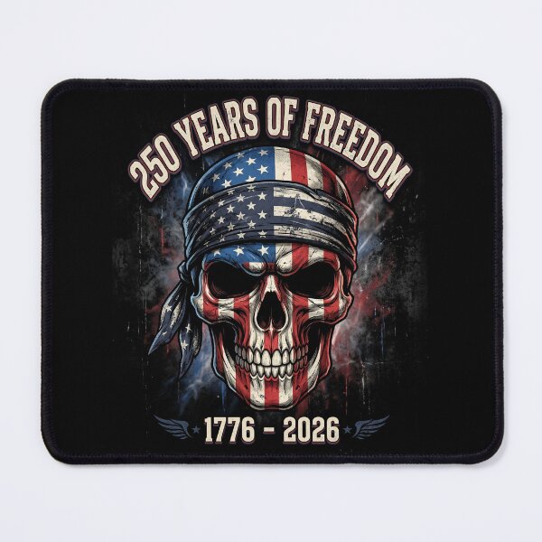 Item preview, Funny Skeleton 250 Years 1776-2026 4th Of July designed and sold by Majnon8bp.