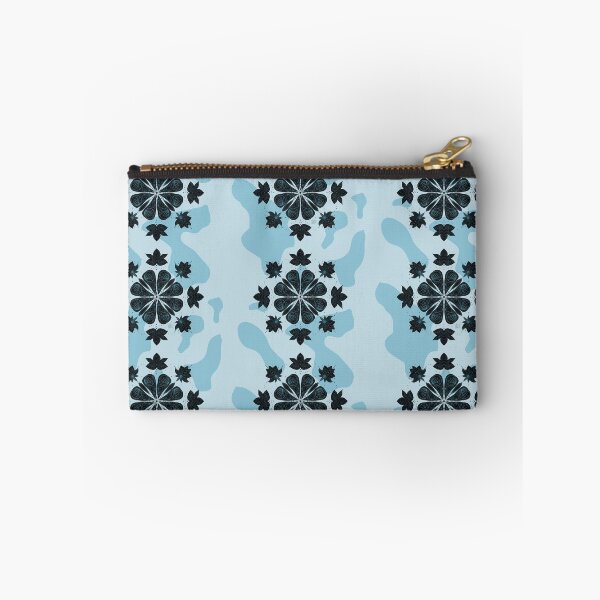 Item preview, Black and blue flowers designed and sold by Vivinedrawsells.