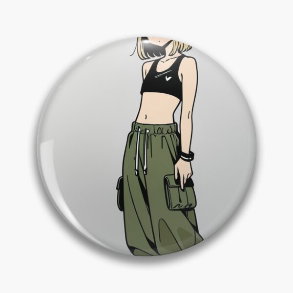 Item preview, Fashion - ensemble woman crop cargo designed and sold by AnimeShin.