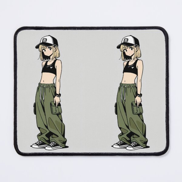 Item preview, Fashion - ensemble woman crop cargo designed and sold by AnimeShin.