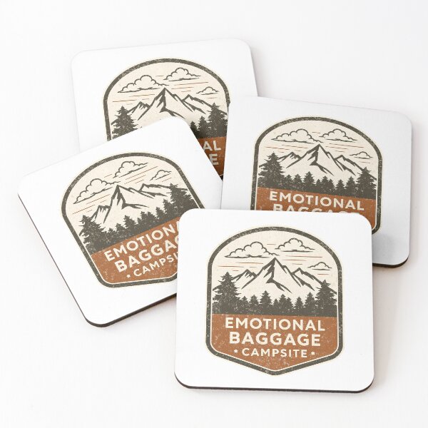 Item preview, Emotional Baggage Campsite Retro National Park Adventure designed and sold by P4trick98.