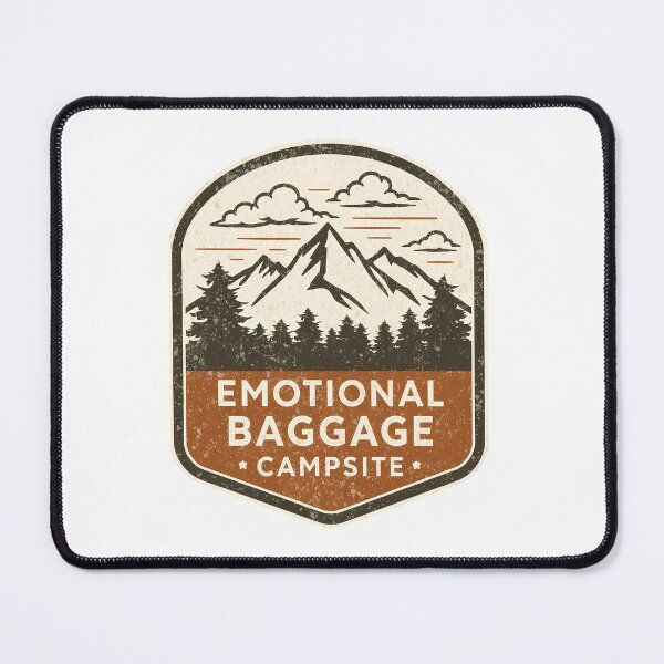 Item preview, Emotional Baggage Campsite Retro National Park Adventure designed and sold by P4trick98.