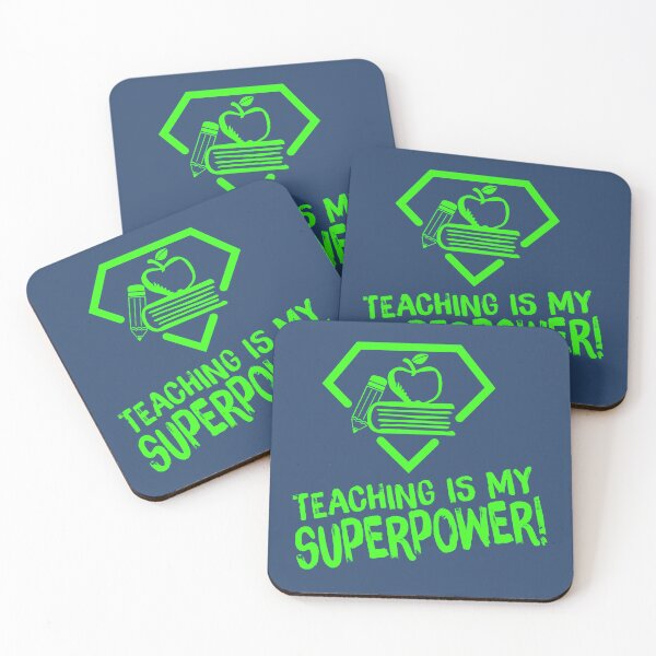 Item preview, Teaching Is My SuperPower! Green designed and sold by G2Creative.