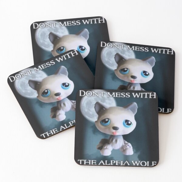 Item preview, dont mess with the alpha wolf lps designed and sold by CatsCritterDesigns .