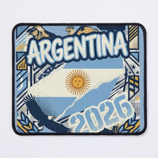 Item preview, Argentina 2026 Soccer Football Fan Eagle Design designed and sold by digitalbob60.