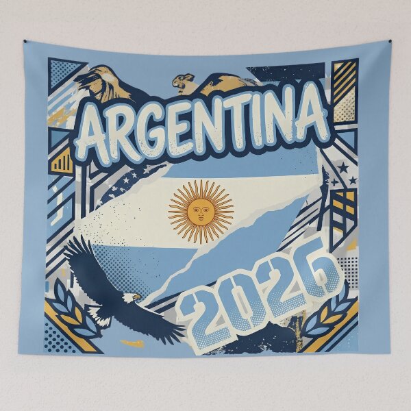 Item preview, Argentina 2026 Soccer Football Fan Eagle Design designed and sold by digitalbob60.