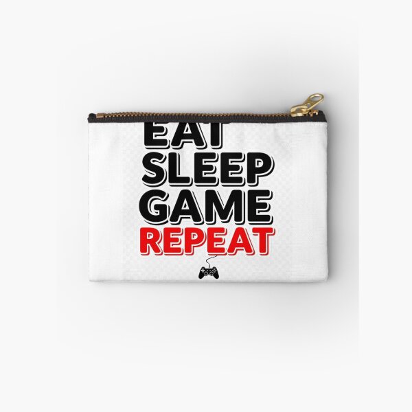 Item preview, Eat Sleep Game Repeat Bold Gamer Text Shirt designed and sold by Petringo.